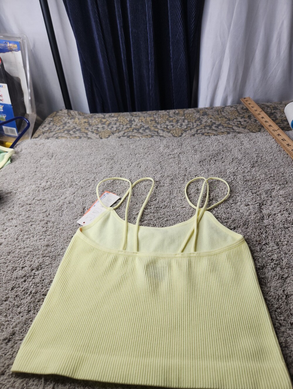 Women's Seamless Convertible Straps Brami - Colsie Yellow M - Picture 3 of 13